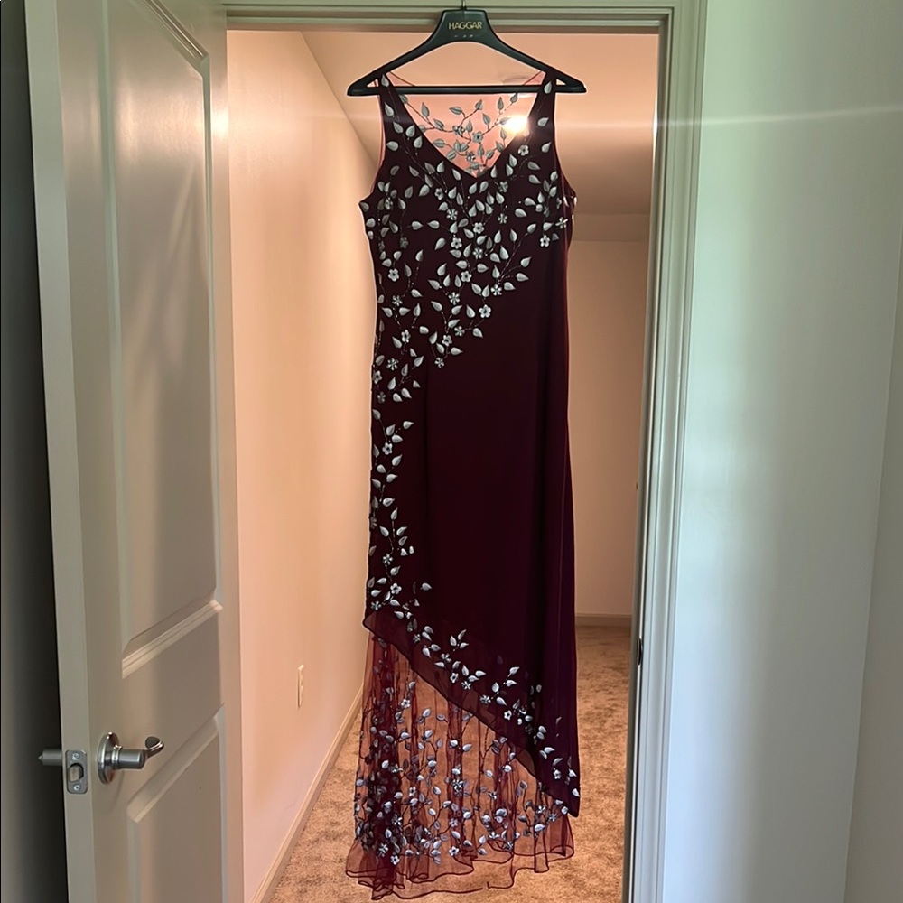 Asymmetrical Embellished Evening or Wedding Gown